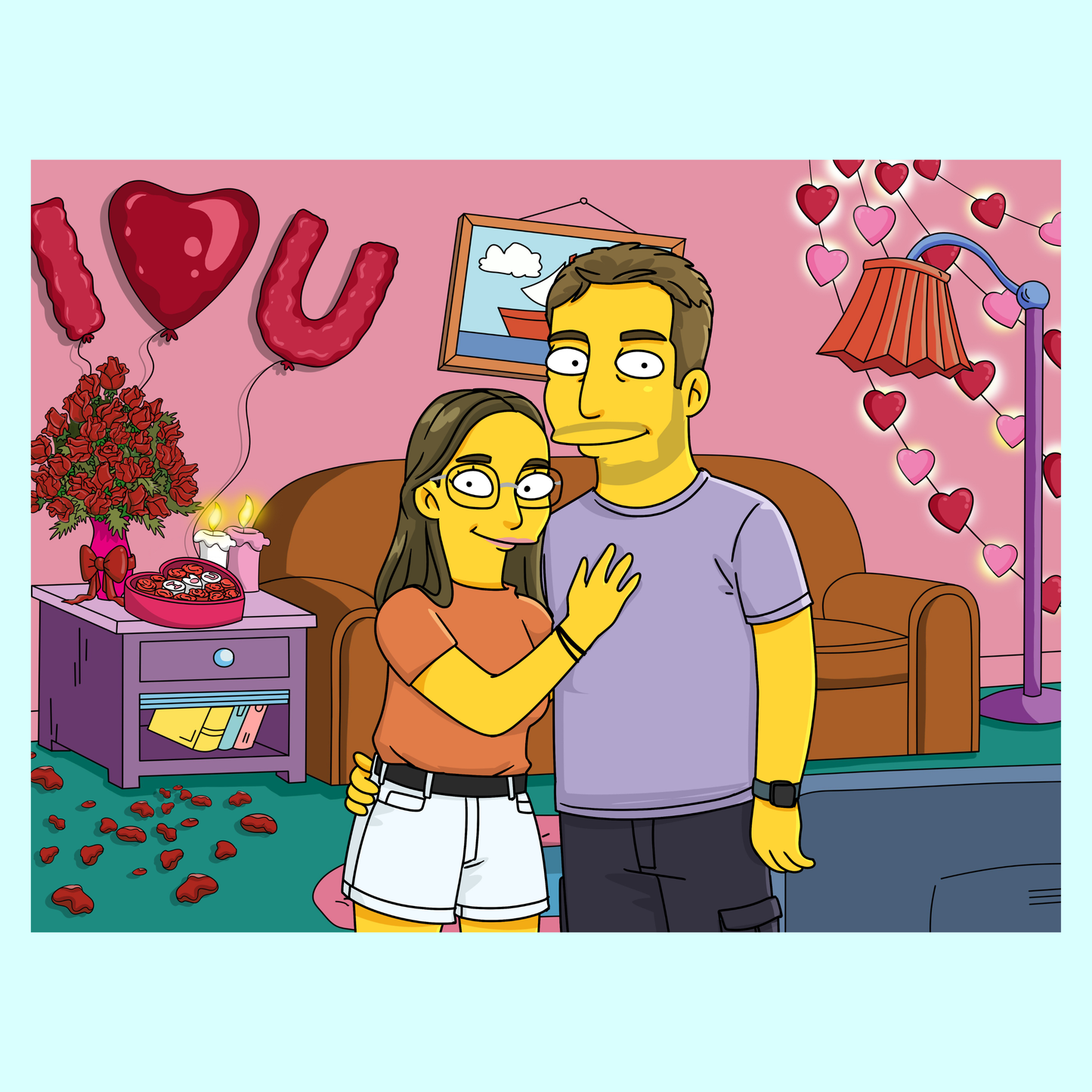 Portrait Springfield Personnalisé A3