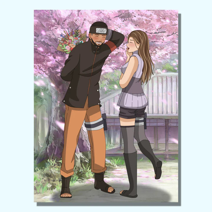 Portrait Naruto personnalisé A3